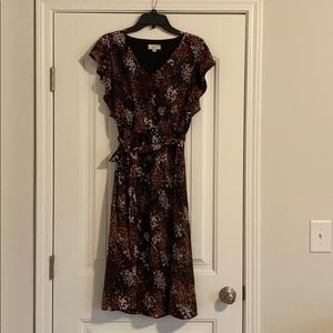 Floral Belted Dress
